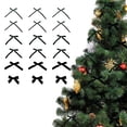 thumbnail image 1 of Dvkptbk Velvet Bow Christmas Velvet Ribbon Handmade DIY Mini Bow Christmas Tree Ornaments Christmas Decorations Hanging Decor Holiday Products Christmas Decorations, 1 of 6