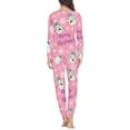 thumbnail image 3 of Suhoaziia Pajamas for Women Set Pants Casual 2-Piece Outfits Lightweight Sleep Loungewear Size 3XL Durable Pjs Cute Snowman Fall Clothing Holiday Daily Wear Chriatmas Gift, 3 of 5