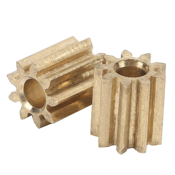 Motor Pinion, 1.95Mm Bore Brass Gear for Car Modification for Lok Module 0.4 9 Teeth