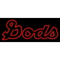 thumbnail image 1 of Cursive Gods LED Neon Sign 13" Tall x 32" Wide - inches Black Square Cut Acrylic Backing, with Dimmer - Premium built indoor Sign for Home décor, Event, Religious place, Store interior, Office., 1 of 7