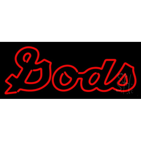 Cursive Gods LED Neon Sign 13" Tall x 32" Wide - inches Black Square Cut Acrylic Backing, with Dimmer - Premium built indoor Sign for Home dcor, Event, Religious place, Store interior, Office.