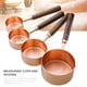 thumbnail image 4 of Irfora Juego de cucharas medidoras de 4 piezas para ingredientes secos y líquidos, utensilios para hornear, utensilios de cocina resistentes al calor de silicona de acero inoxidable, utensilios de coc Irfora Tazas medidoras, 4 of 7