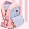 thumbnail image 3 of gcong Lightweight School Backpack For In Elementary And Middle Grades With Large Capacity And Ergonomic Spine Support Design Pink, 3 of 3