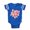 Royal Blue, variant on CafePress - Stargazer Bunch - Cute Infant Baby Football Bodysuit