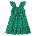 thumbnail image 3 of The Children's Place Baby & Toddler Girls Sleeveless Eyelet Bow Back Dress, Sizes 6M-5T, 3 of 4