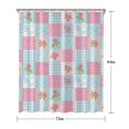 thumbnail image 5 of Pioneer Flower Floral Print Pattern Shower Curtain 72"x84", Bathroom Decorative Shower Curtain Set with 12 Hooks, Waterproof Washable, 5 of 6