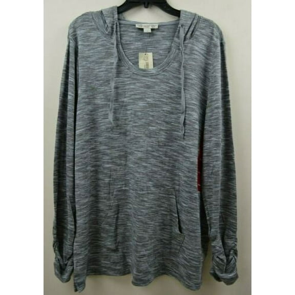 VINTAGE AMERICA Women's Sloane Hoodie Sweatshirt (Black, Medium)