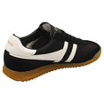 thumbnail image 3 of FeiKong Zapatillas deportivas informales Gola Tornado para mujer en color negro y blanco roto, 3 of 5
