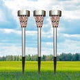 thumbnail image 6 of LINLIN 6-Pack Solar Mosaic Border Lawn Garden Lights, LED Mosaic Stake Lights Pathway Landscape Lighting for Patio Walkway Driveway Outdoor Christmas Garden Home Decoration, 6 of 8