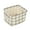 White, variant on Small Baskets for Organizing,Book Basket,Canvas Storage Bins Basket,Storage Basket Foldable Cube Fabric Bins Square Mini Box Receive Organizer Rectangle Canvas with Handles(Black)