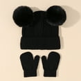 thumbnail image 5 of ZRBYWB Kids Winter Hat Baby Girls Boys Soft Warm Knit Hat Kids Winter Hat Solid Knitted Gloves Warm Fashionable Caps, 5 of 5
