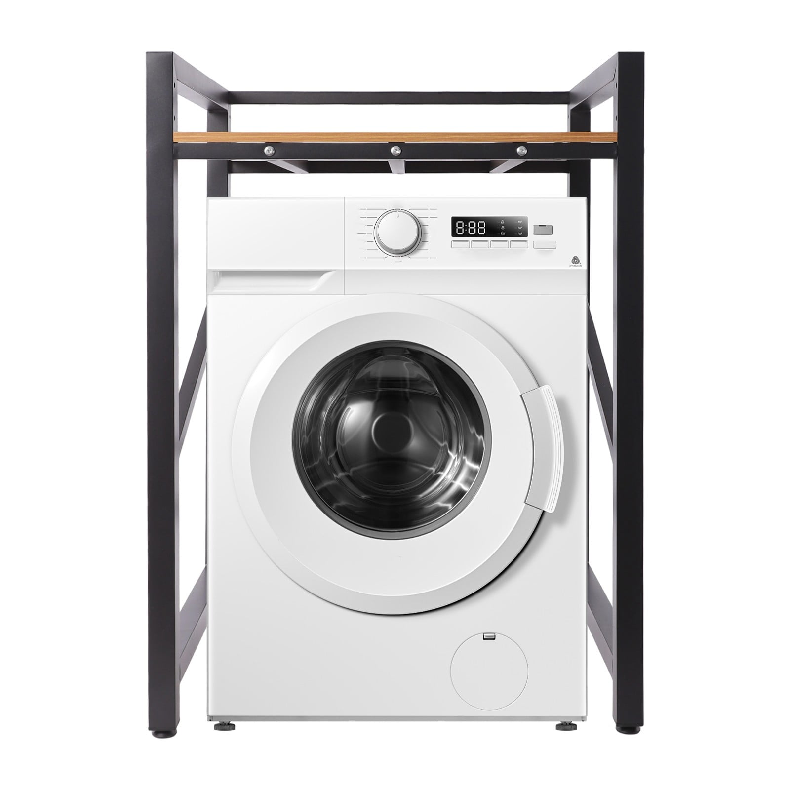 Washer Dryer Stacking Rack Stand, Heavy Duty Washing Machine Shelf, Washer&Dryer Stacking Rack with Adjustable Design