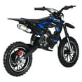thumbnail image 3 of SUSUchens Kids Dirt Bike, 49cc 2-Stroke Off-Road Mini Motorcycle for Children, Gas Powered Motocross Bike with Off-Rode Tire, Front Rear Disc Brakes, Shock Absorption, Up to 25 Mph, 3 of 8