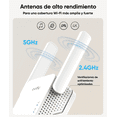 thumbnail image 3 of Repetidor Wifi 6 Ax1500 Doble Banda Hasta 1500 Mbps Cudy Re1500, Amplificador De Señal Con Cobertura Extendida, Modo Repetidor/ap, Puerto Ethernet, Alta Velocidad Y Baja Latencia, 3 of 9