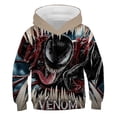 thumbnail image 4 of Sudadera con capucha para niños con estampado 3D de Venom, forro polar, chaqueta temática de Spider-Man, 4 of 5