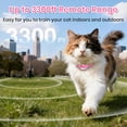 thumbnail image 5 of PetJoy Cat Shock Collar with Remote,2 in 1 Cat Training Collar with 4 Modes,Auto Anti Meow Collar,Mild and Helpful,Pink,Christmas Birthday Gifts, 5 of 7
