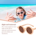 thumbnail image 2 of Round Optical Sunglasses Baby Spectacles Cream Toddler Fashionable Classic with Round-shape Frame Matching Clothing Accessories Pink, 2 of 6