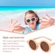 thumbnail image 5 of Gafas de sol ópticas redondas sweethay para bebés Protección UV Rosa, 5 of 6