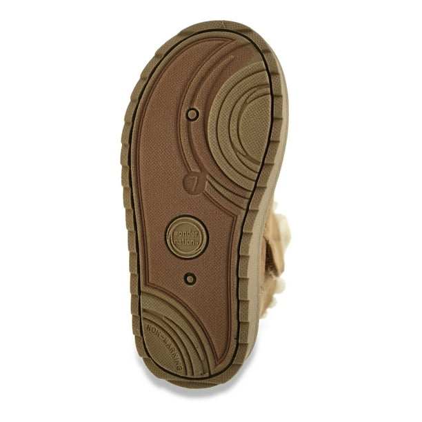 Wonder Nation Baby & Toddler Girls Faux Fur Shearing Boot