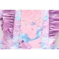 thumbnail image 5 of Girls One-Piece Mermaid Swimsuit Short Sleeve Swimwear Bathing Suit, Size 3-9Y, 5 of 6