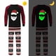 thumbnail image 1 of Pijama navideño a juego, conjunto luminoso de Papá Noel, brillante, 1 of 3