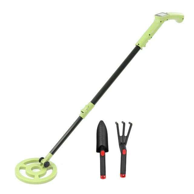 Pinpointer, Meilleur Détecteur de Métaux d'Apprentissage Présent pour le Détecteur Rouge d'Enfants, Détecteur Vert, Pelle Rouge de Râteau de Détecteur, Pelle Verte de Râteau de Détecteur