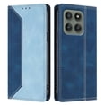 thumbnail image 2 of Leather For Motorola Edge 60 Pro 6.7-inch Case , RFID Blocking,Flip Color blocking Wallet Leather Case With Card Holder Magnetic Closure Shockproof Kickstand Protective Phone Cases Cover,Light Blue, 2 of 9