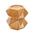 thumbnail image 1 of ElkGroup International Large Ceramic Star Candle Holders - Honey. Set Of 2, 1 of 1