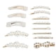 thumbnail image 1 of 13 piezas de pinzas para el cabello con perlas, pasadores decorativos de perlas falsas, horquillas grandes para el cabello, accesorios elegantes para e, 1 of 15