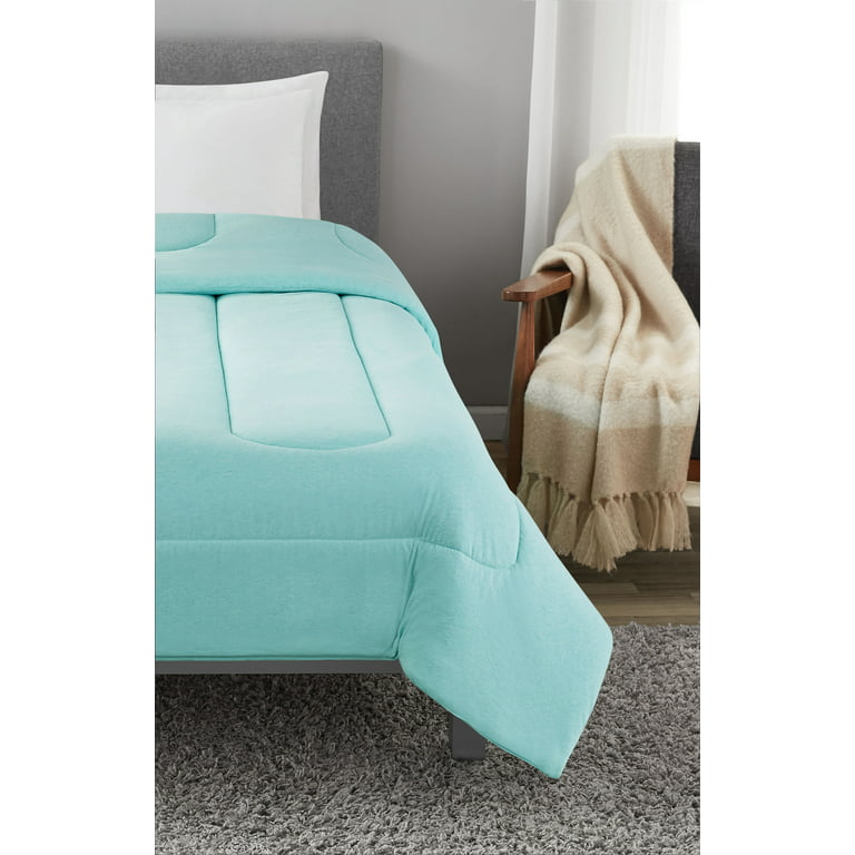 Jersey Knit 3 Piece Twin Size Sheets Set (Turquoise) - ITEM #JKC-T-TWN