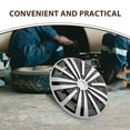thumbnail image 5 of GOOHOCHY  Trailer Hub Cover Hubcaps Wheel Covers for Car Accessories Trim Black, 5 of 5