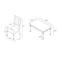 thumbnail image 5 of Powell Willow Brown 5 Piece Dining Set, 5 of 5