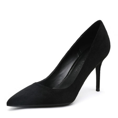 

YCNYCHCHY Pointed Toe Blue Big Size 42 Stiletto 2020 Thin High Heels Black Fashion Luxury Brand Shoes Women Designer Pumps Slip On