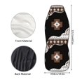 thumbnail image 5 of Renewold Southwest American Tribal Brown Black Car Seat Cover for Women Non-Slip Front Bench Protection, Breathable Auto Accessories Universal Fit Most Vehicles, 5 of 7