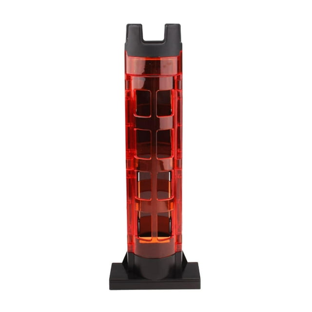 LOVIVER Support de Canne à Pêche Radeau Accessoires de Baril de Pêche Baril vertical Insérant Orange