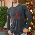 thumbnail image 2 of Posijego Men's Christmas Shirts Soft Long Sleeve T Shirts Big and Tall Mens Pullover Basic Tee Tops, 2 of 4