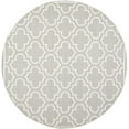 thumbnail image 6 of Safavieh Dhurries Hand-Woven Wool Gray/Ivory Area Rug, 6 of 6