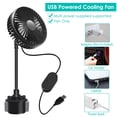 thumbnail image 4 of USB Car Fan, iMountek Car Cup Holder Fan with Adjustable Base Flexible Gooseneck 3 Speeds for Car Van Truck SUV RV, 4 of 9