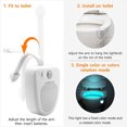 Glow Bowl Toilet Light, 2PACK Toilet Night Light Motion Activated 8