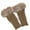 01### Khaki, variant on Faux Fur Arm Warmers Fingerless Thumb Hole Wrist Gloves Knitted Mitten Winter Gift Warm Gloves for Women(Coffee)