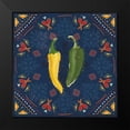 thumbnail image 2 of Charron, Veronique 12x12 Black Modern Framed Museum Art Print Titled - Tex Mex Fiesta III Dark, 2 of 5