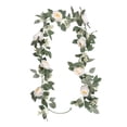 thumbnail image 1 of Guirnalda de artificial, enredaderas colgantes decorativas de vegetación para fiesta de puerta dentera del boda , crema perfecl Flores Vides, 1 of 8