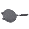 thumbnail image 2 of LAZIOEGR Double‑Sided Nonstick Frying Pan – 9.5" x 16.5", Aluminum Alloy, Easy‑Clean, Pancake & Sandwich Maker, Compact Kitchen Tool, 2 of 9