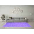 thumbnail image 3 of Ahgly Company Indoor Square Abstract Purple Contemporary Area Rugs, 3' Square, 3 of 4