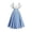 Light Blue, variant on Plaid Corset Midi Dress Women Puff Sleeve Square Neck Lace Up Waist Gingham A-Line Flowy Peasant Dress Vintage Cottagecore Casual Fair Gown for Picnic Vacation