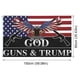 thumbnail image 5 of Trump God Guns 90x150cm Al Aire Libre A La Decoloración para Del, 5 of 5