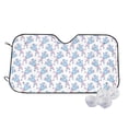 thumbnail image 2 of Lsque Cute Poodle Dog Car Windshield Sun Shade | Accordion Folding Style Auto Shade for Car Truck SUV Van | Blocks UV Rays Sun Visor Protector | Medium, 2 of 7