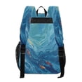 thumbnail image 3 of PVC Transparent Backpacks Clear Backpack for Travel and Outings Ocean Surface, 3 of 7
