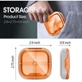 thumbnail image 3 of Pocket Pill Containers, Pill Case, Portable Pill Case, Pill Case for Purse, Cute Pill Organizer, Pill Container for Purse, Small Pill Organizer, Pill Box Small, Travel Pill Box(White), 3 of 7