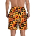 thumbnail image 3 of Kdxio Halloween Pattern Mens Casual Shorts - Drawstring Summer Beach Sports Shorts for Men, 3 of 9